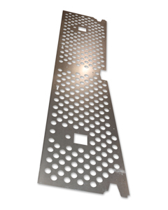 Sheet metal partition upper tier Step XL 3t holes